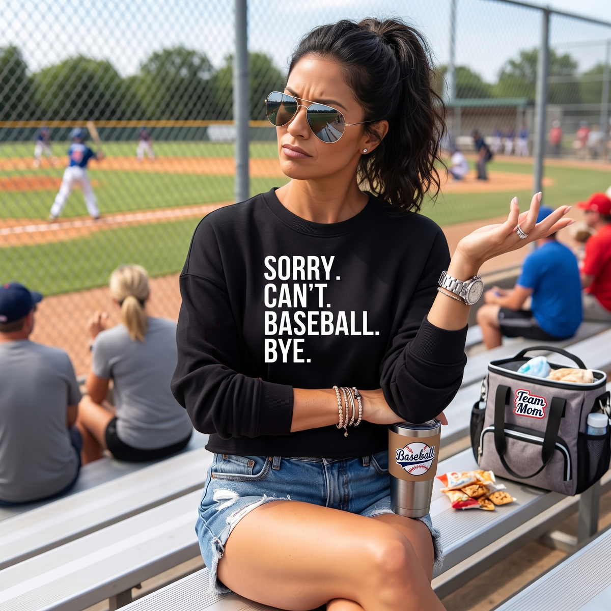 Sorry Cant Baseball Bye
