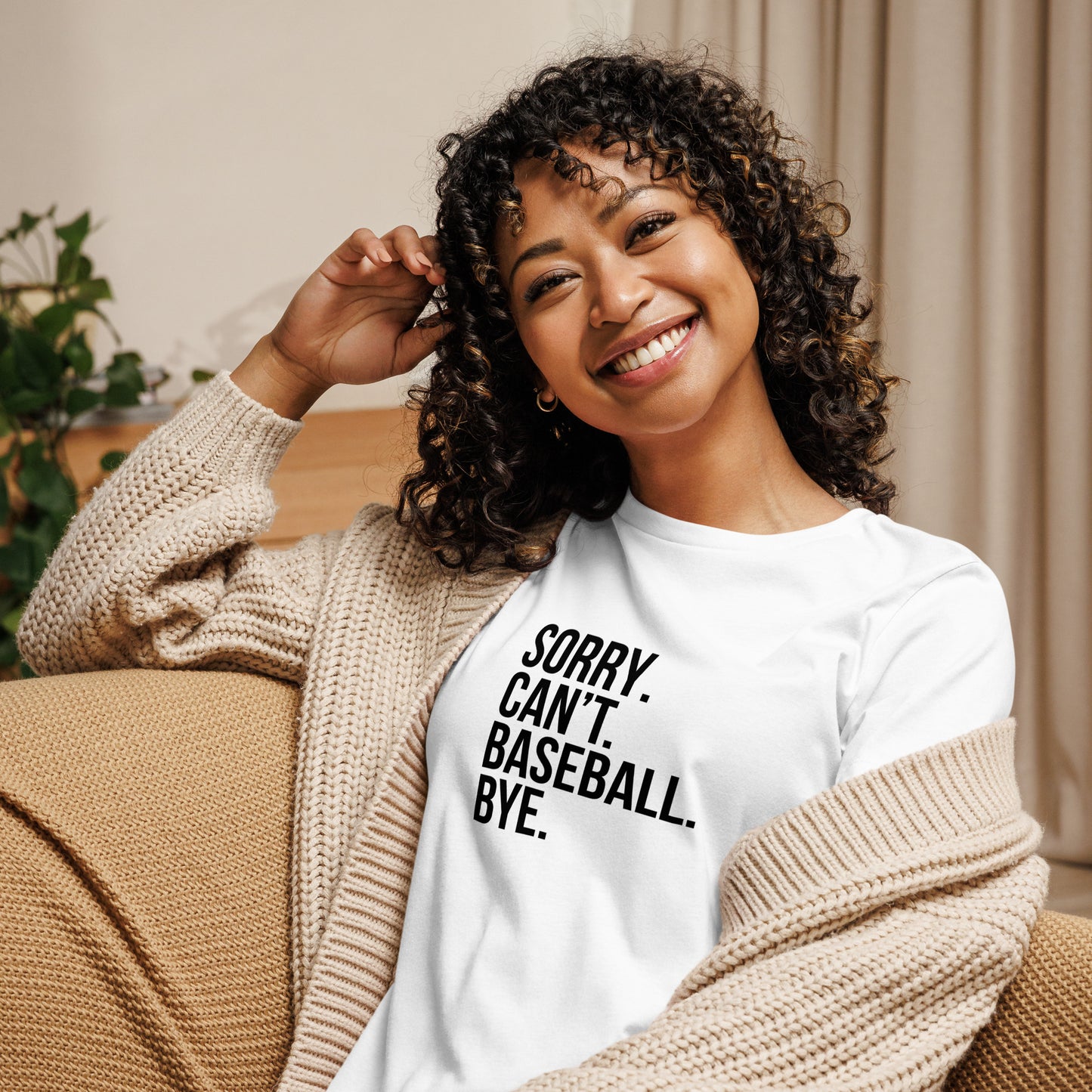 Sorry Can't Baseball Bye T-Shirt